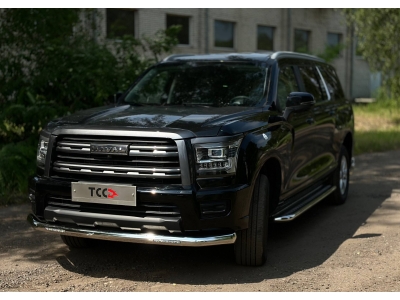 Пороги с площадкой 60,3 мм комплект для Haval H5 Diesel 4WD 2024-н.в.