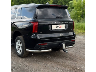 Защита задняя (уголки) 76,1 мм для Haval H5 Diesel 4WD 2024-н.в.