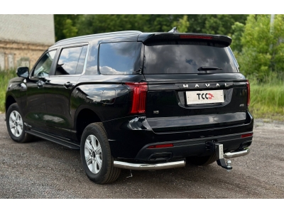 Защита задняя (уголки) 76,1 мм для Haval H5 Diesel 4WD 2024-н.в.