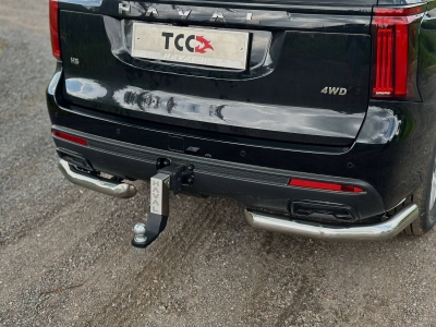 Защита задняя (уголки) 76,1 мм для Haval H5 Diesel 4WD 2024-н.в.