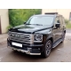 Защита переднего бампера d-76 с доп.накладками для Haval H9 2024-н.в.