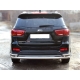 Защита заднего бампера "волна" d-60+43 Технотек для Kia Sorento Prime 2018 – н.в.