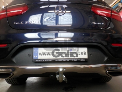 Фаркоп оцинкованный для Mercedes GLC-Class x253 2015-2022, Mercedes GLC-Class Coupe C253 2016-2022 условно-съемное крепление шара
