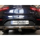 Фаркоп оцинкованный для Mercedes GLC-Class x253 2015-2022, Mercedes GLC-Class Coupe C253 2016-2022 условно-съемное крепление шара