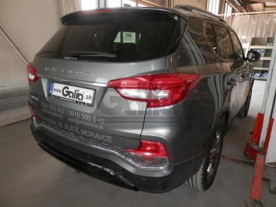 Фаркоп оцинкованный GALIA, тип шара: C (горизонтальный съемный) для Ssang Yong Rexton, в т.ч. дизель 2017-н.в.