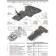 Защита картера и КПП АБС-Дизайн 2 части композит 8 мм для BMW X3/X4 2010-2018