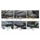 Пороги алюминиевые Rival Silver New для Audi Q7 2015-2021