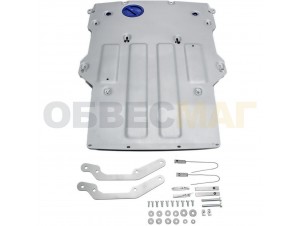 Защита картера Rival для 20d/30d/30i/M40i алюминий 4 мм для BMW X3/X4 № 333.0531.1
