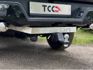 Фаркоп (шар E, надпись Tunland V9) для Foton Tunland V9 2.0 Diesel АКПП 4WD 2025-н.в. №TCU00446
